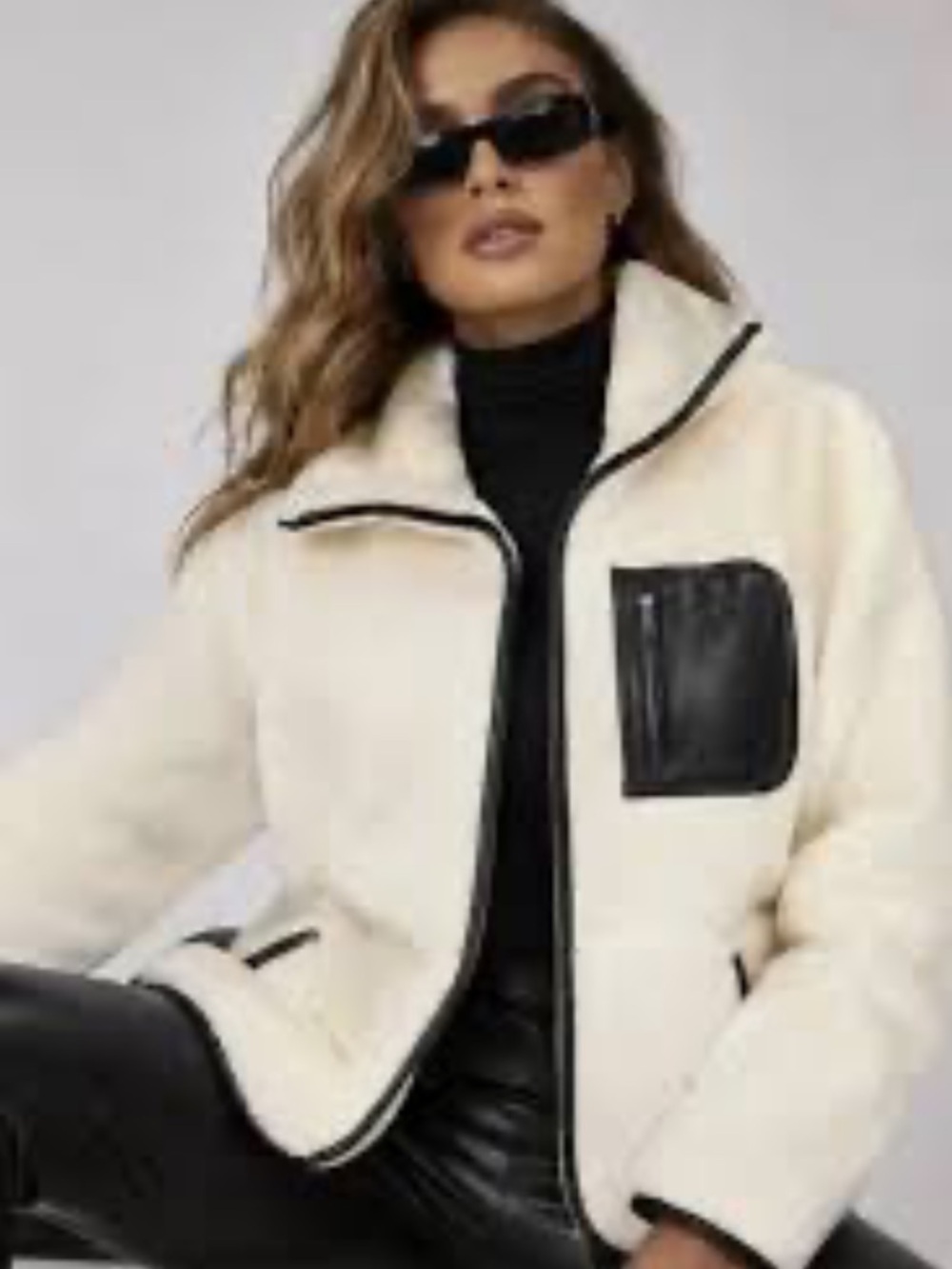 NWT, SPANX Fleece Full Zip Jacket, XS